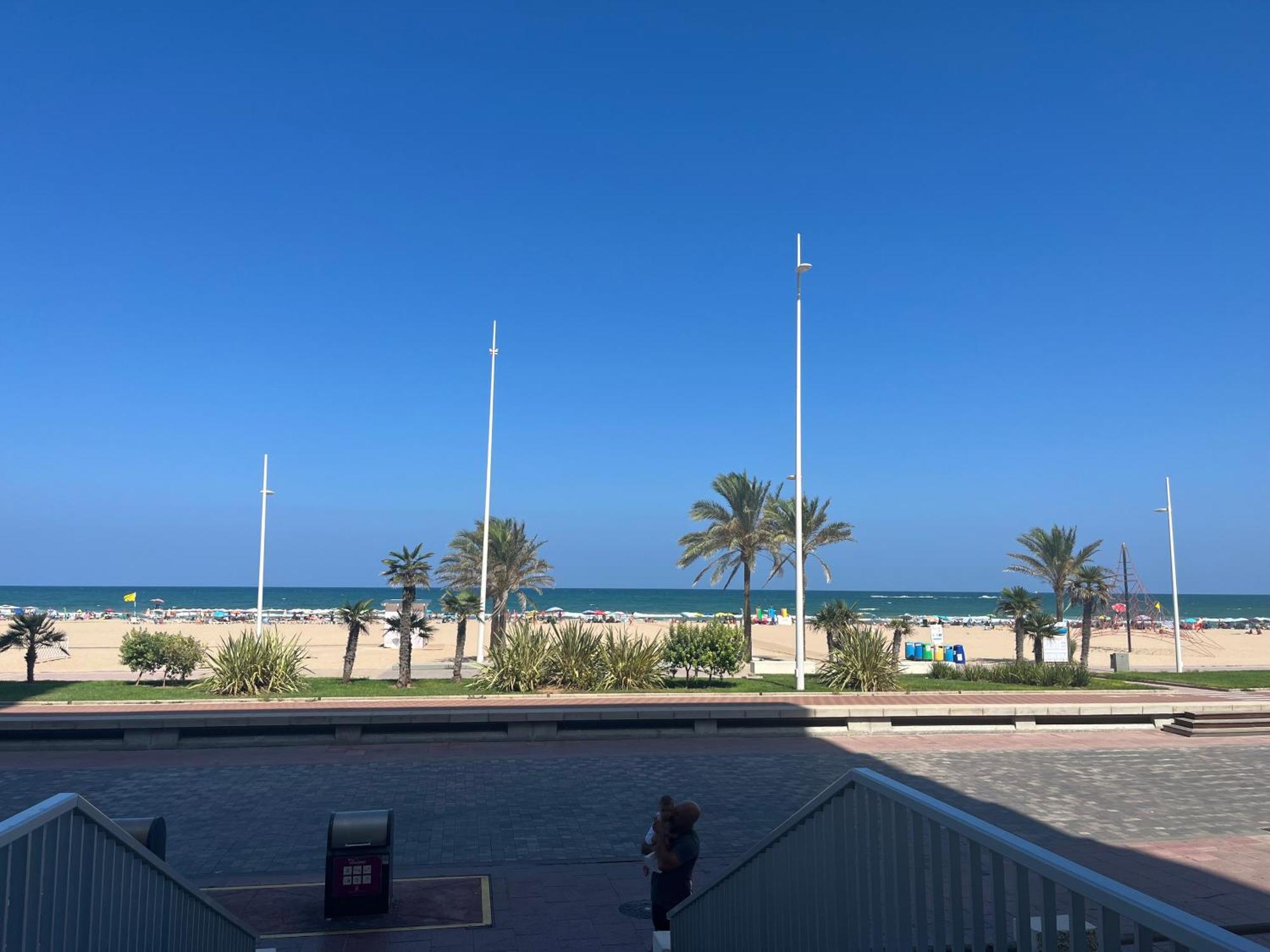 Apartamento 1ª Linea De Playa - Con Piscina Y Parking Playa de Gandia Εξωτερικό φωτογραφία