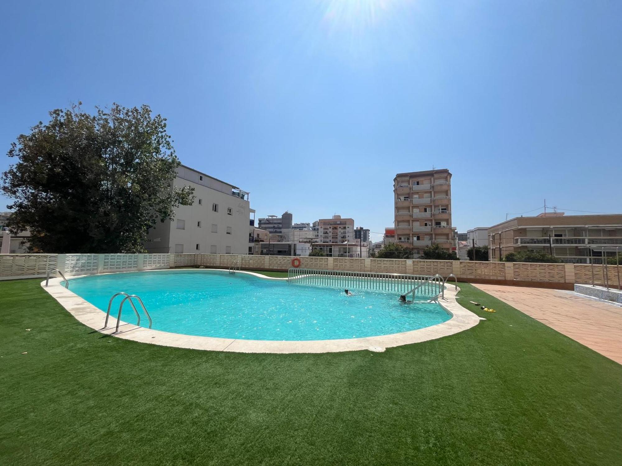 Apartamento 1ª Linea De Playa - Con Piscina Y Parking Playa de Gandia Εξωτερικό φωτογραφία