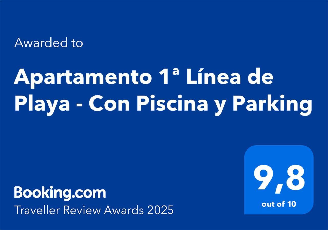 Apartamento 1ª Linea De Playa - Con Piscina Y Parking Playa de Gandia Εξωτερικό φωτογραφία